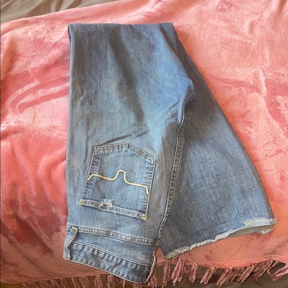 Kimes Ranch Denim - Kimes Ranch Blue Flare Wide Leg Jeans